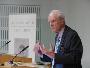 Der kanadische Philosoph Charles Taylor. Foto: Universität Tübingen/Friedhelm Albrecht